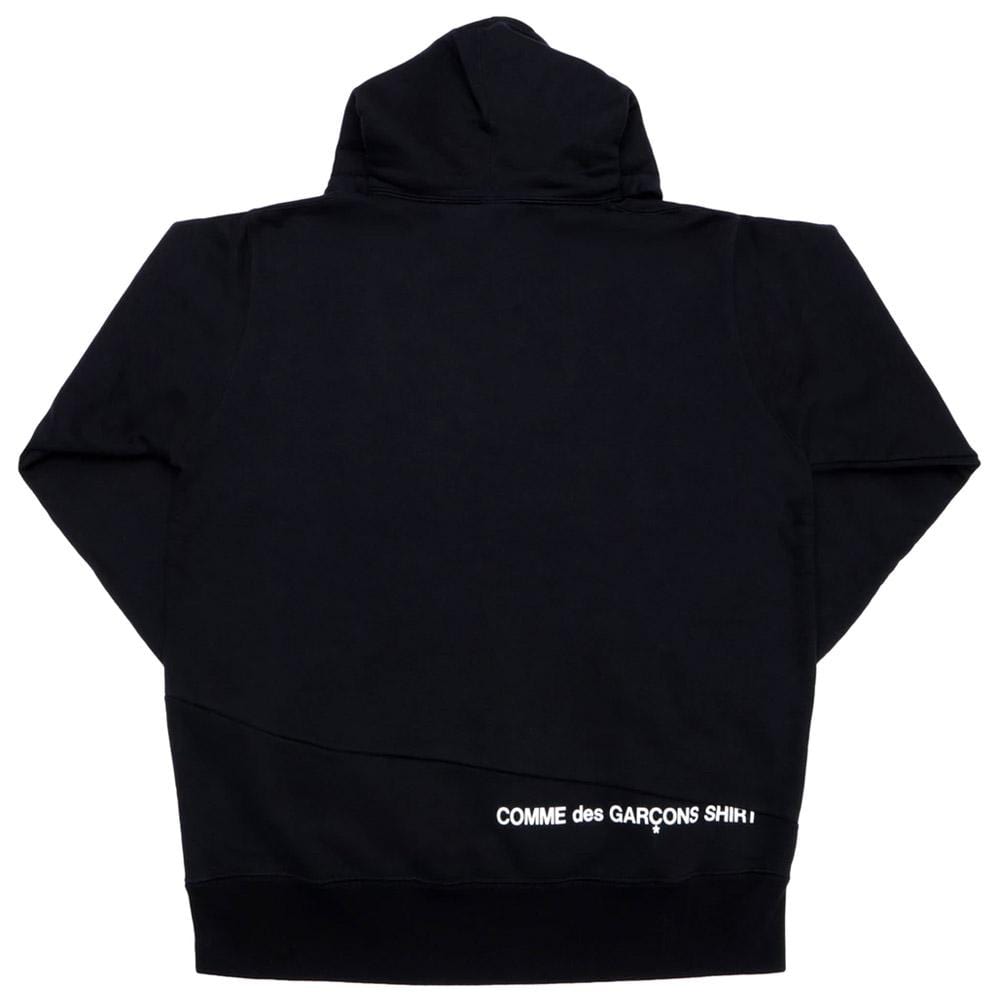 Supreme Comme des Garcons SHIRT Split Box Logo Hooded Sweatshirt Black - Kick Game