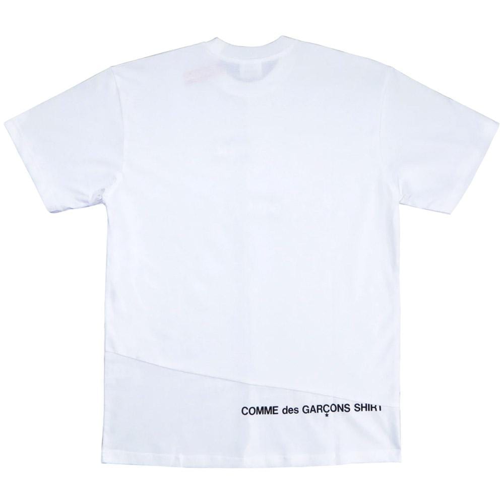Supreme Comme des Garcons SHIRT Split Box Logo Tee White - Kick Game