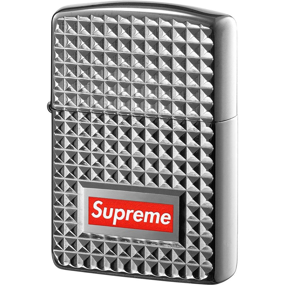 Supreme Diamond Cut Zippo Silver - Kick Game