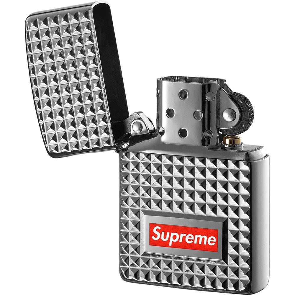 Supreme Diamond Cut Zippo Silver - Kick Game