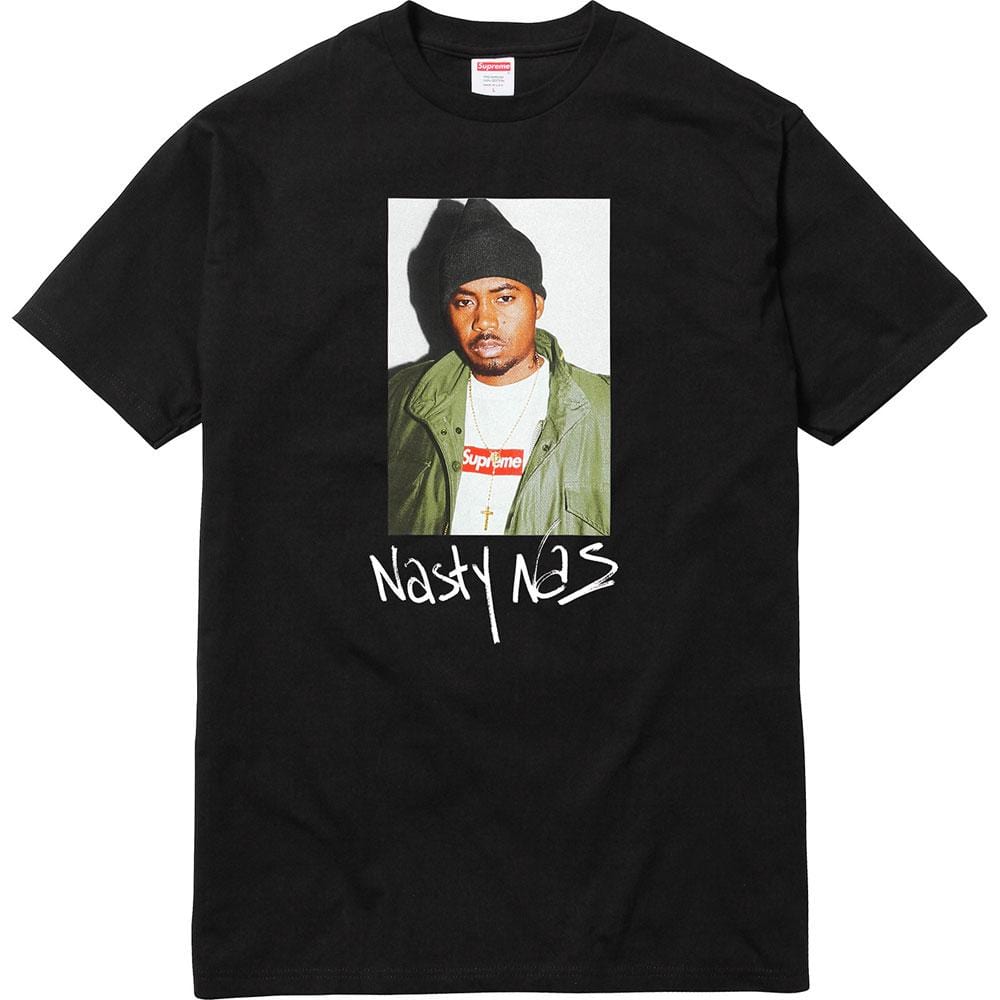 Supreme Nas Tee - Black - Kick Game