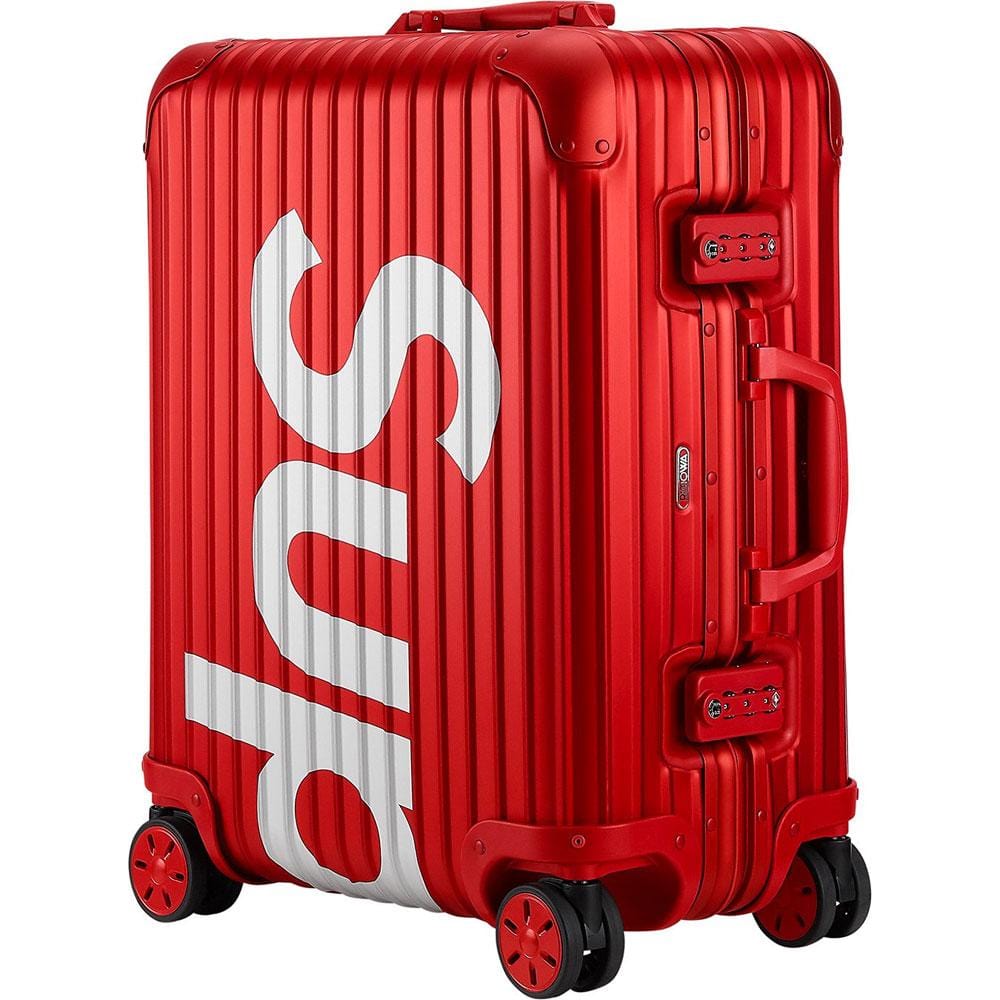Supreme RIMOWA Topas Multiwheel 45L Red - Kick Game