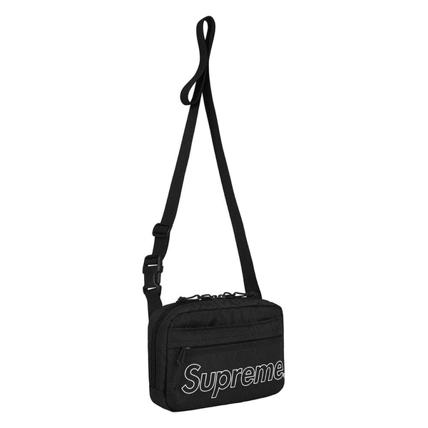 【新品未使用 国内正規品】 Supreme Shoulder Bag Black シュプリーム ショルダーバッグ 黒 Supreme Shoulder Bag (FW18) Black \u2014 Kick Game