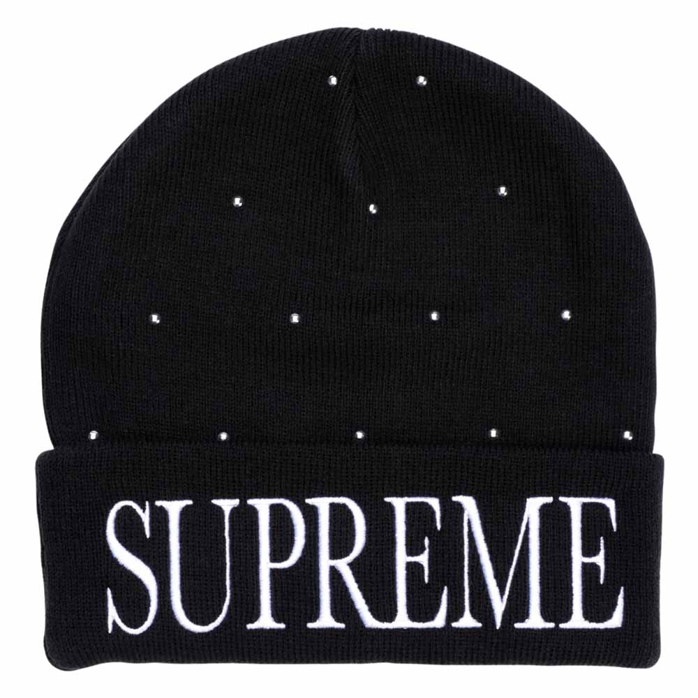Supreme Studded Beanie Black - Kick Game