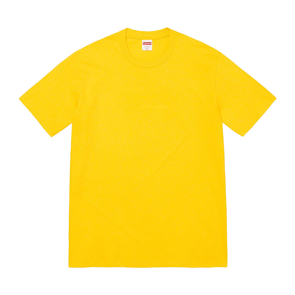 Supreme Tonal box Logo Tee 'Yellow' - UrlfreezeShops