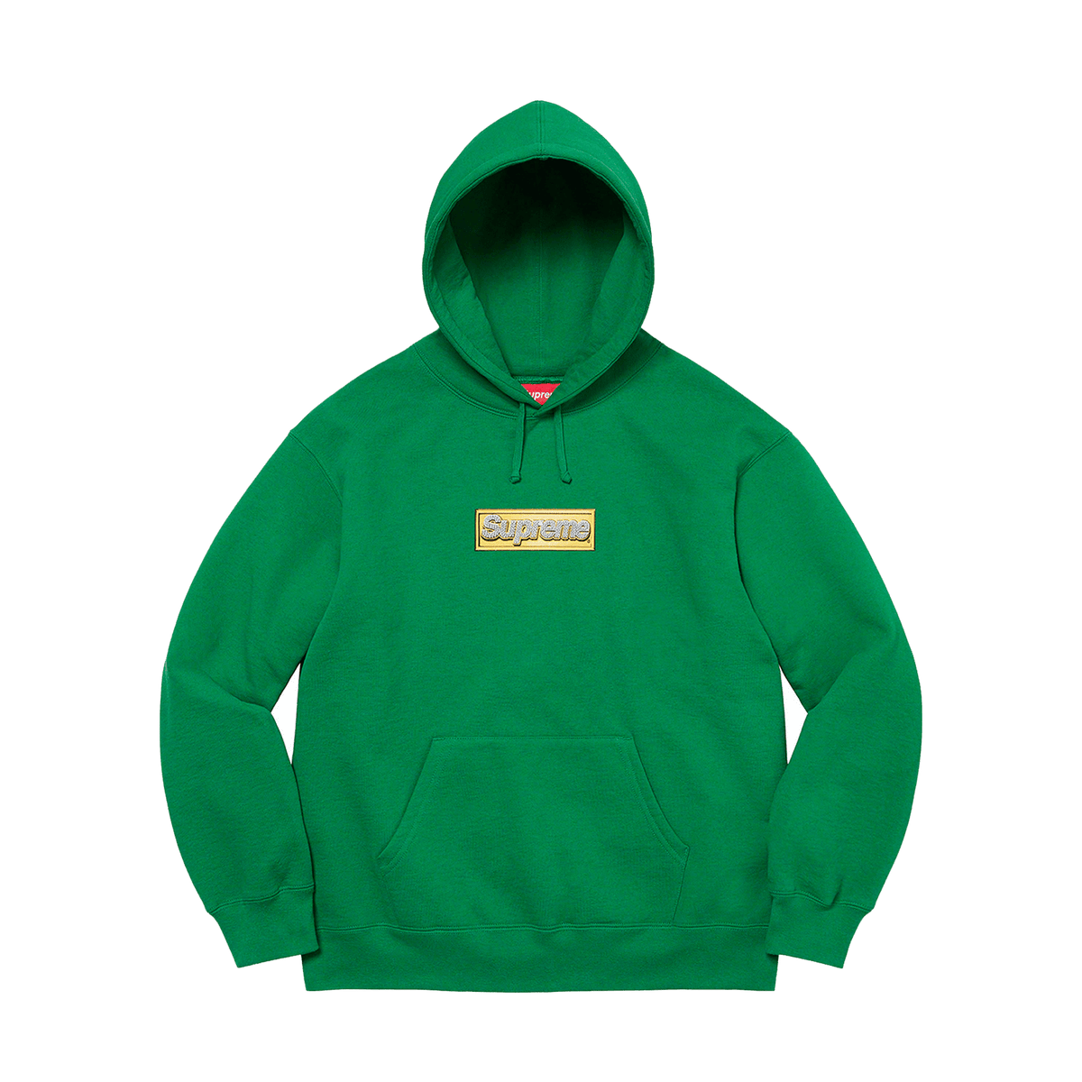 Supreme Bling Box Logo Hooded Sweatshirt 'Green' - Kick Game