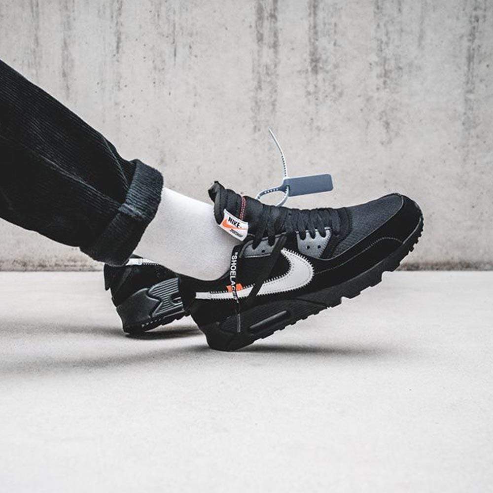 Off-White x Nike Air Max 90 Black - Kick Game
