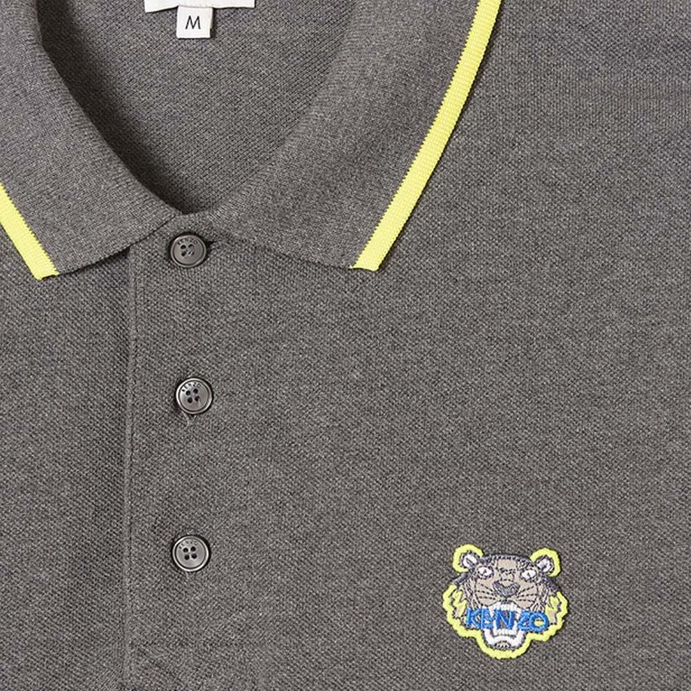 Kenzo Slim Fit Tiger Polo Shirt "Dark Grey" - Kick Game