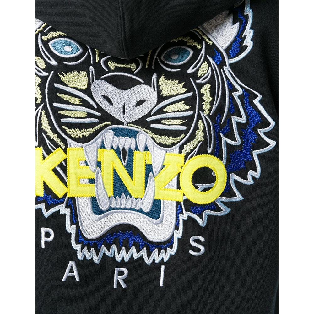 KENZO Tiger zipped hoodie Black - Kick Game