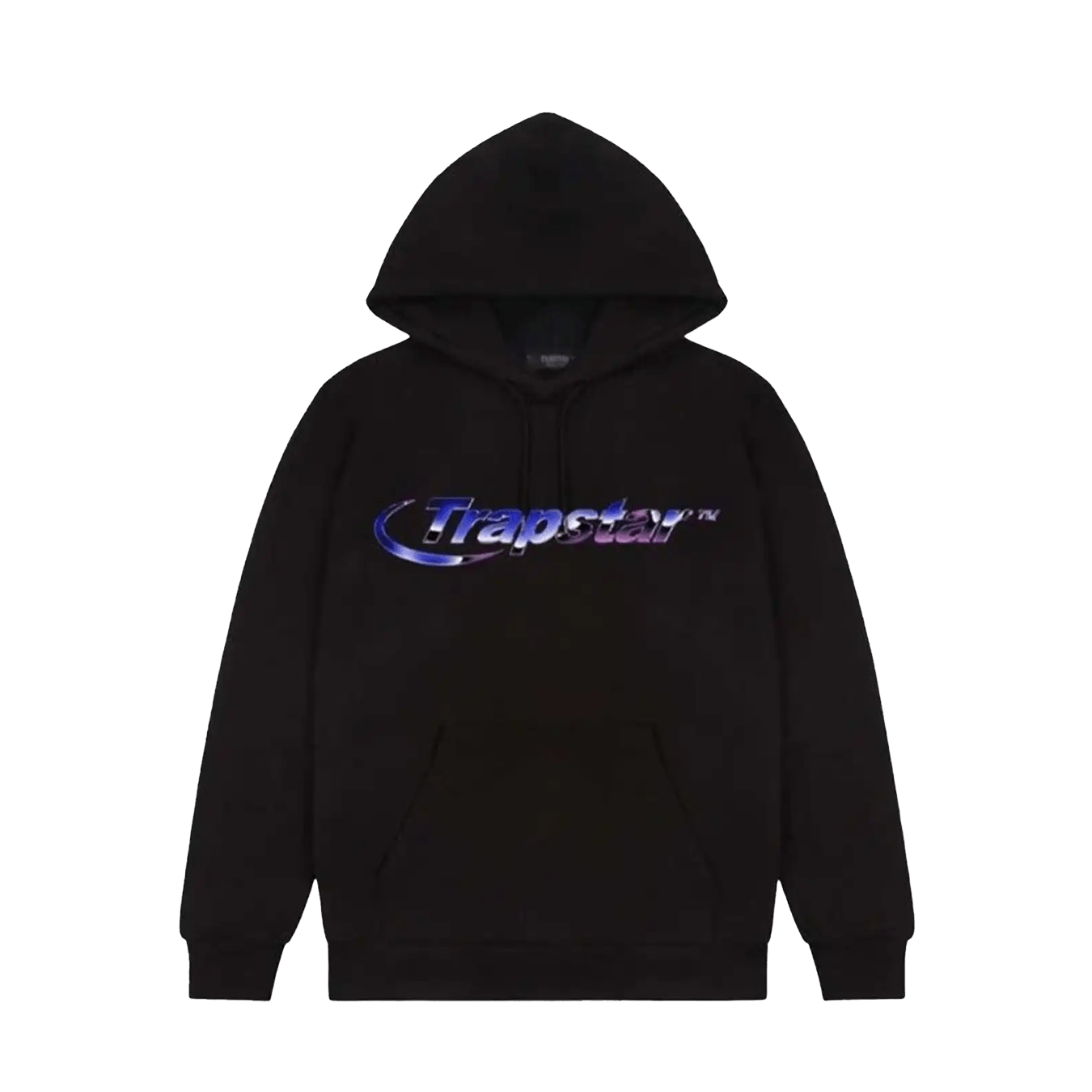 Trapstar Liquid Chrome Hyperdrive Hoodie - Black - Kick Game