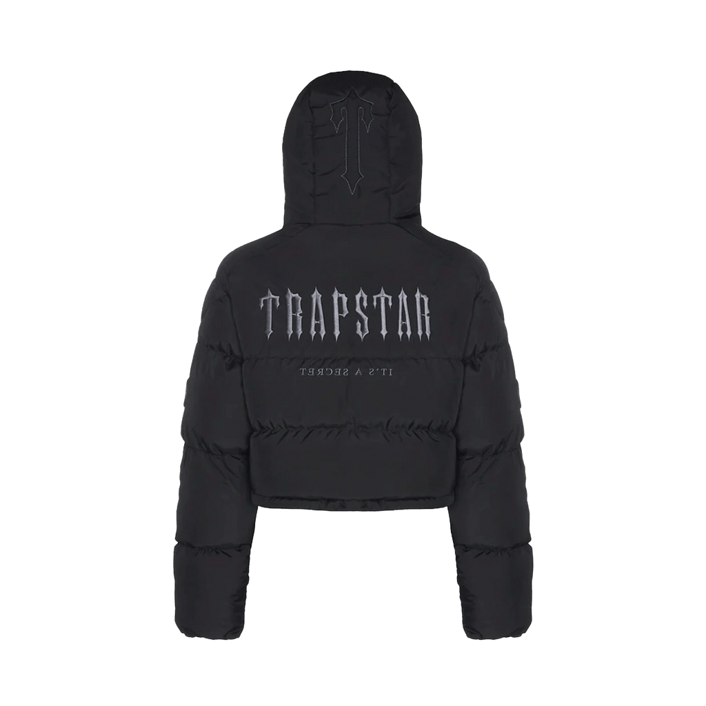 Trapstar Women's Decoded Hooded Puffer Black — Kick Game