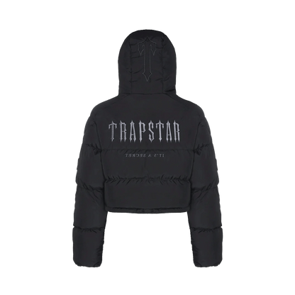Trapstar Women's Decoded 2.0 Hooded Puffer - Black - Kick Game