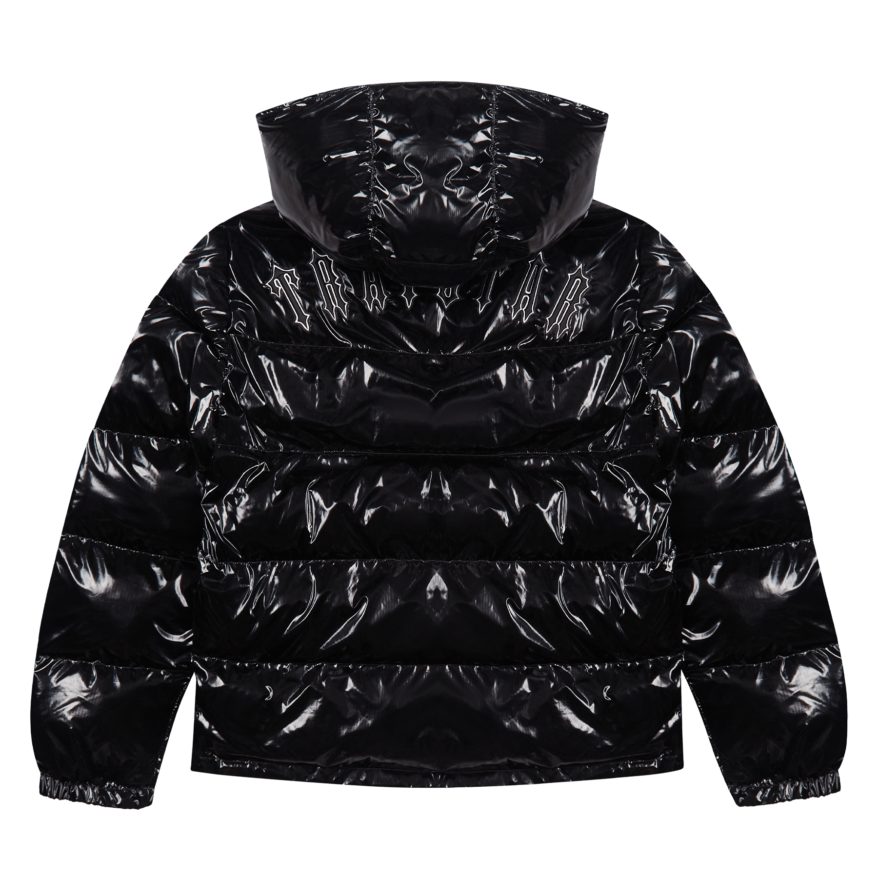 Trapstar Irongate Detachable Hooded Puffer Jacket - Shiny Black - Kick Game