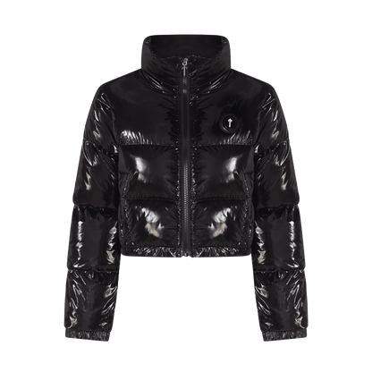 Trapstar Women's Irongate Puffer Jacket - Shiny Black - Kick Game