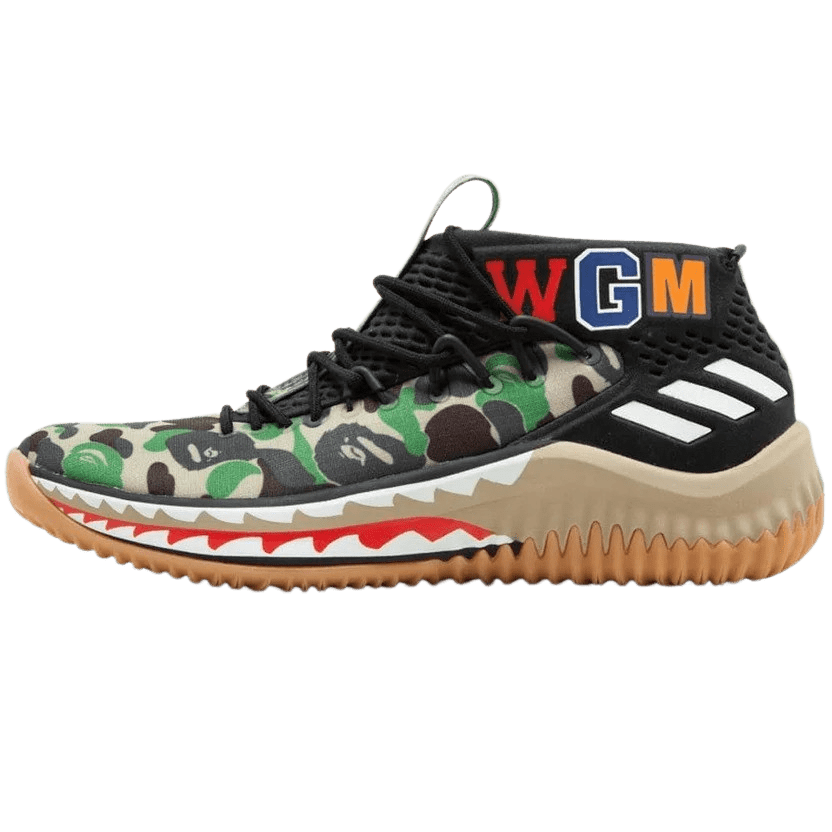BAPE x adidas Dame 4 "Green Camo" - Kick Game
