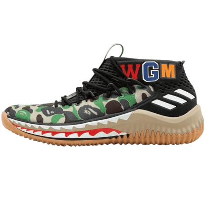 BAPE x adidas Dame 4 "Green Camo" - Kick Game
