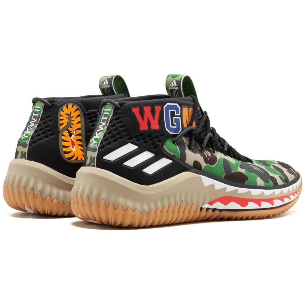 BAPE x adidas Dame 4 "Green Camo" - Kick Game