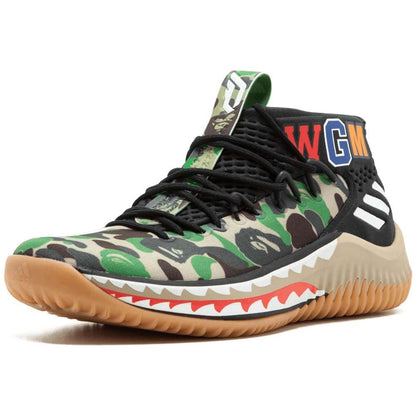 BAPE x adidas Dame 4 "Green Camo" - Kick Game