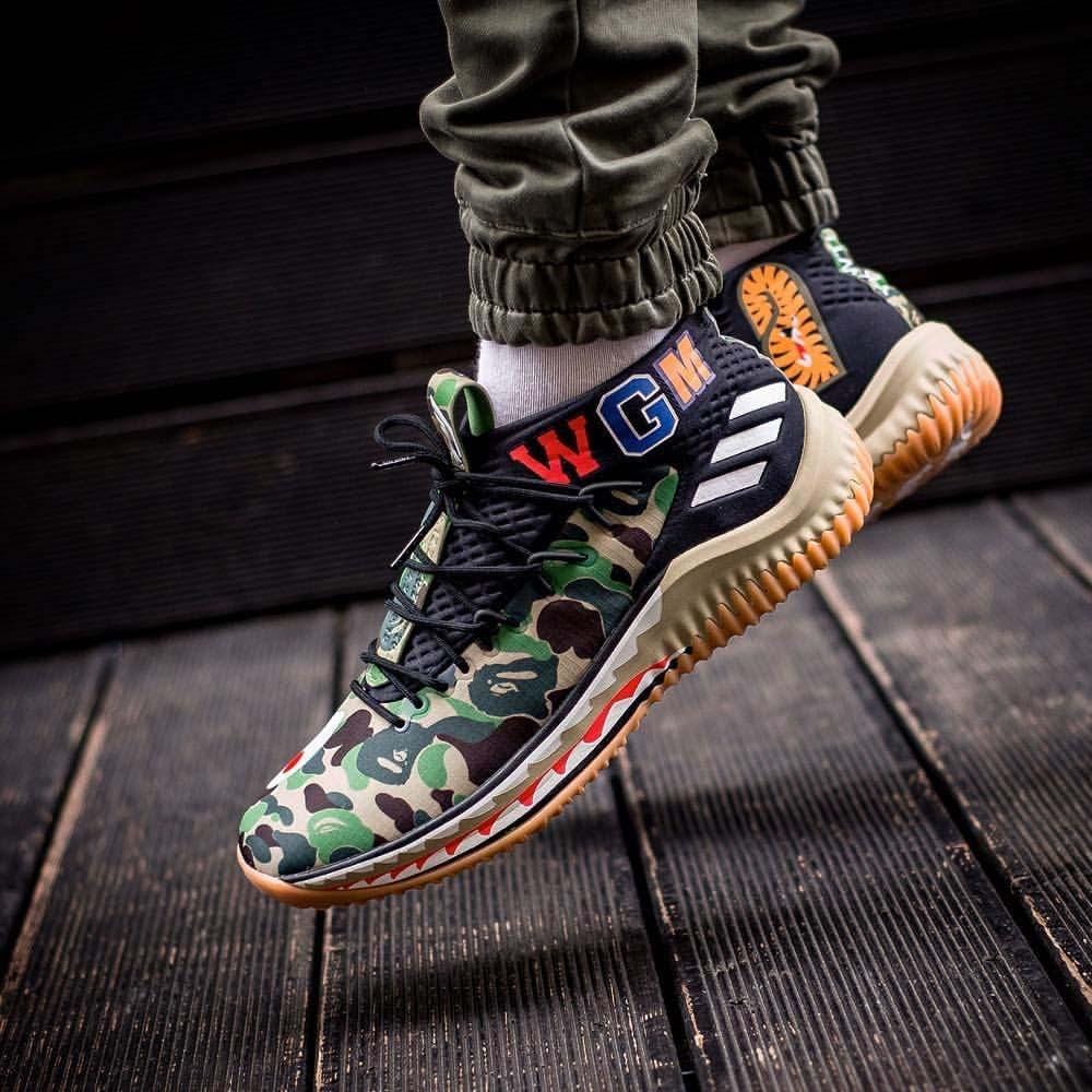 Bape x adidas dame 4 'camo' Outlet