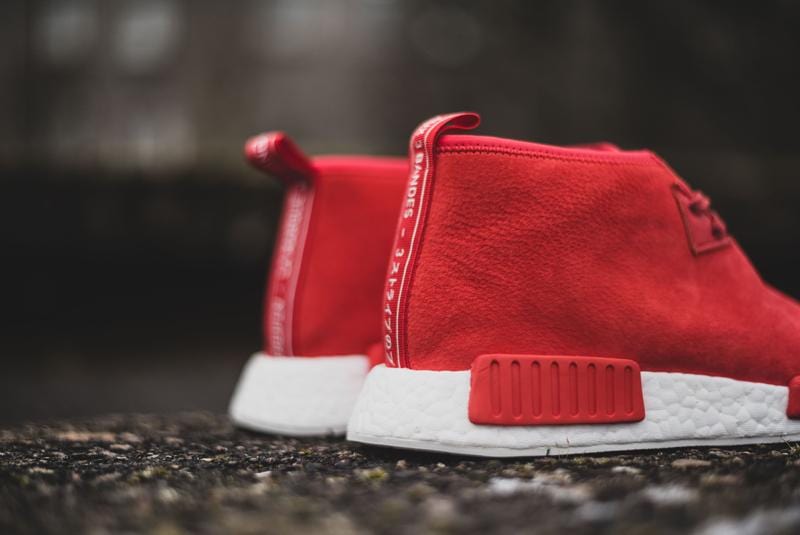 ADIDAS ORIGINALS NMD C1 CHUKKA BOOST (RED - WHITE) - Kick Game