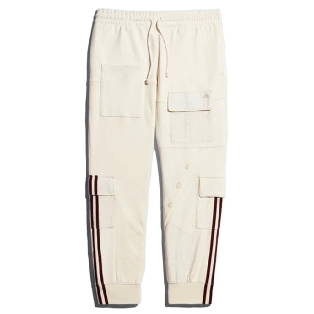 adidas Ivy Park Cargo Sweatpants Ecru Tint/Maroon - Kick Game