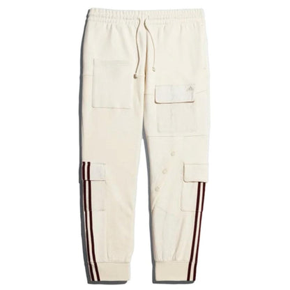 adidas Ivy Park Cargo Sweatpants Ecru Tint/Maroon - Kick Game