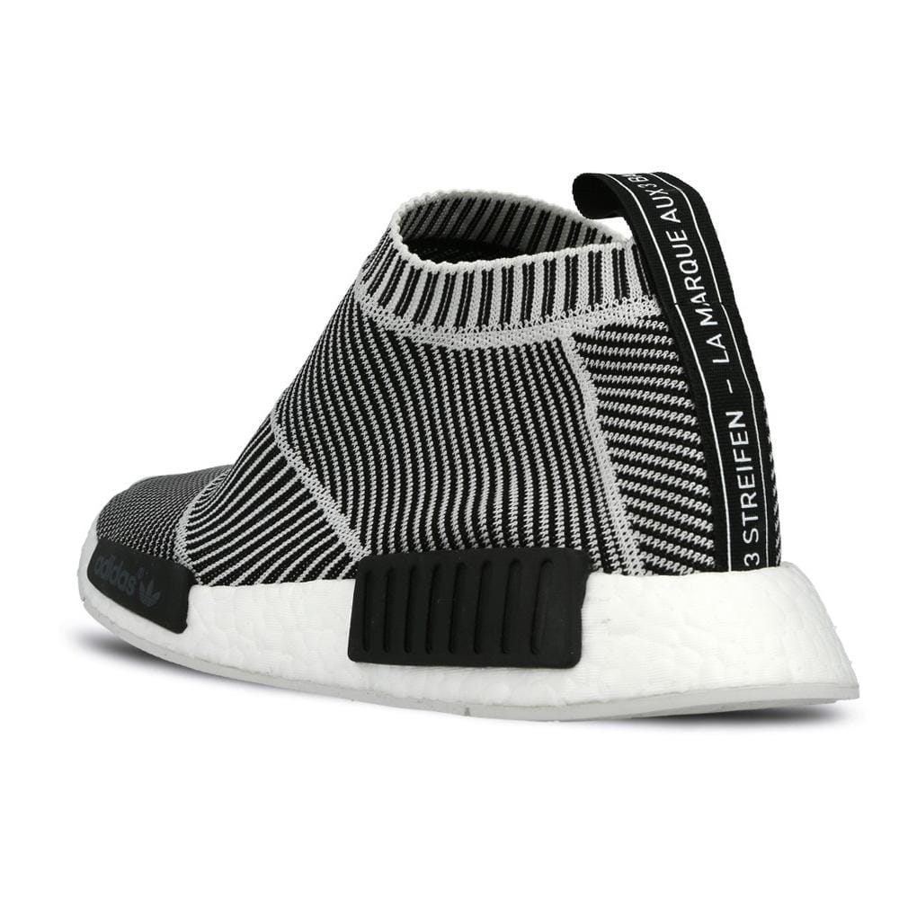 ADIDAS NMD CITY SOCK PRIMEKNIT Core Black & Vintage White - Kick Game