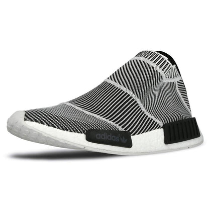 ADIDAS NMD CITY SOCK PRIMEKNIT Core Black & Vintage White - Kick Game