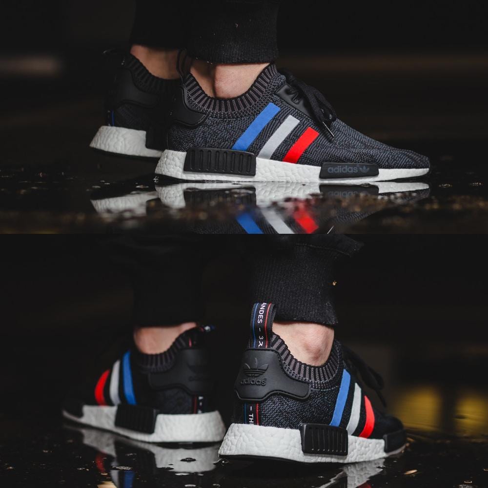 Adidas NMD_R1 Primeknit Tricolor Black - Kick Game