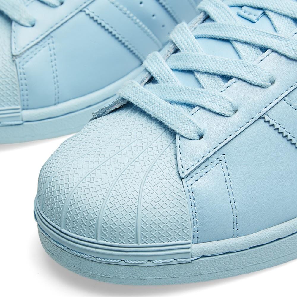 adidas Originals x Pharrell Williams Superstar 'Supercolor' Clear Sky - Kick Game