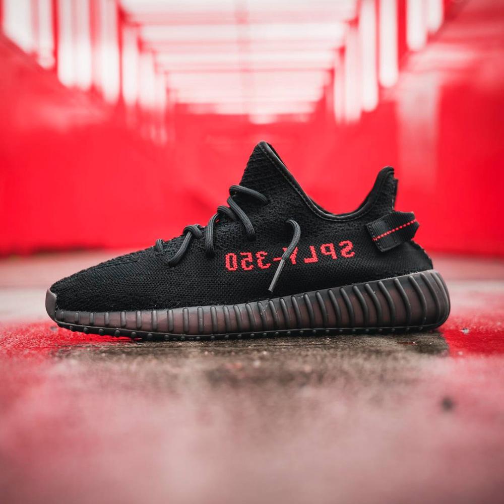 Adidas Yeezy Boost 350 V2 Core Black-Red1