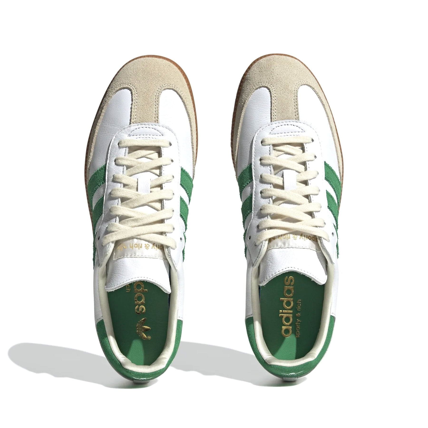 Sporty & Rich x adidas Samba OG 'White Green' — Kick Game