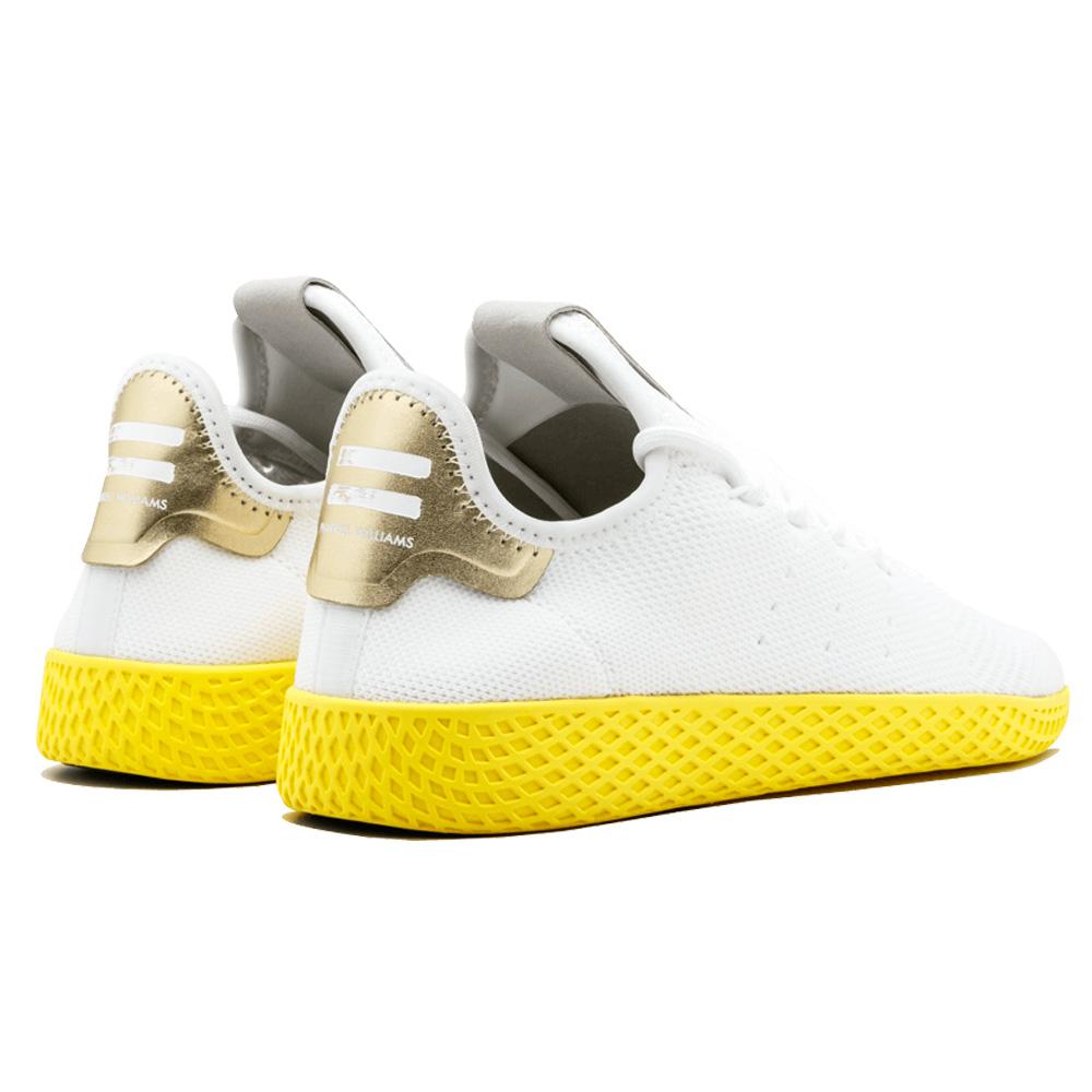 Pharrell Williams x adidas Originals Tennis HU White-Yellow - Kick Game