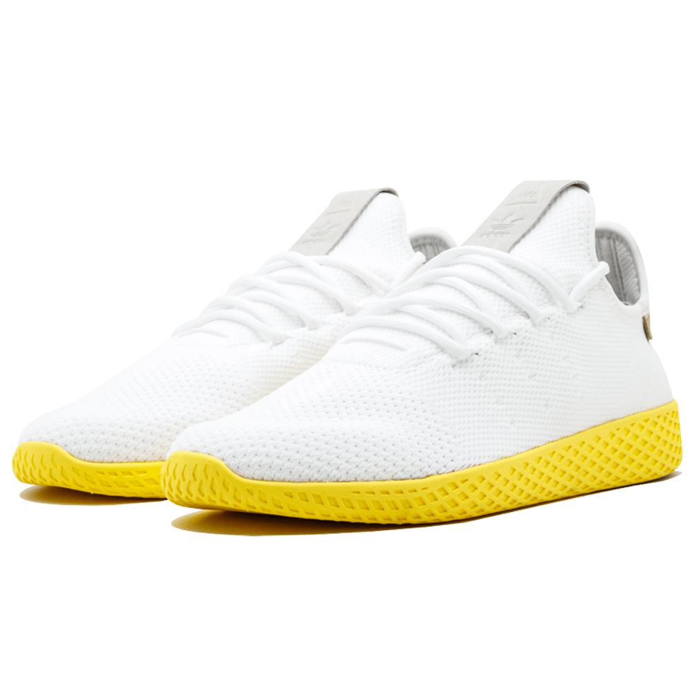 Pharrell Williams x adidas Originals Tennis HU White-Yellow - Kick Game
