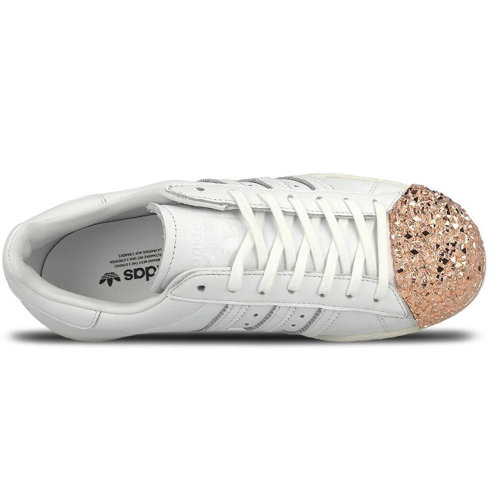 Adidas originals women's superstar 80s 3d metal toe trainers white Clearance