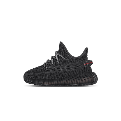 adidas Yeezy Boost 350 V2 Infant 'Black Non-Reflective' - Kick Game