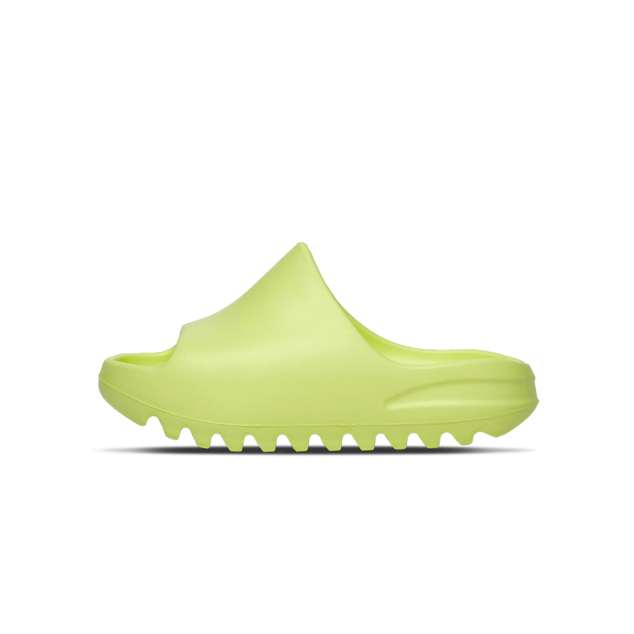 adidas stripe Yeezy Slide Kids 'Glow Green' - CerbeShops