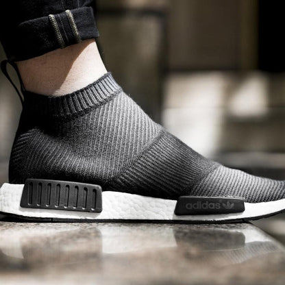 Adidas NMD_CS1 Primeknit Core Black-White - Kick Game