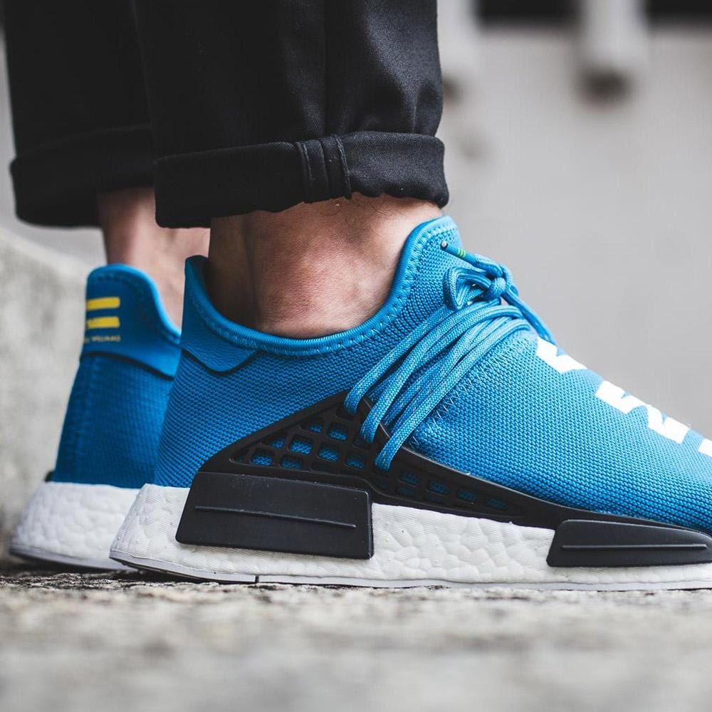 PHARRELL WILLIAMS X ADIDAS HU HUMAN RACE NMD - BLUE - Kick Game