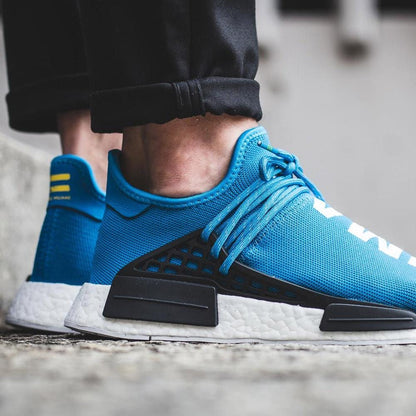 PHARRELL WILLIAMS X ADIDAS HU HUMAN RACE NMD - BLUE - Kick Game