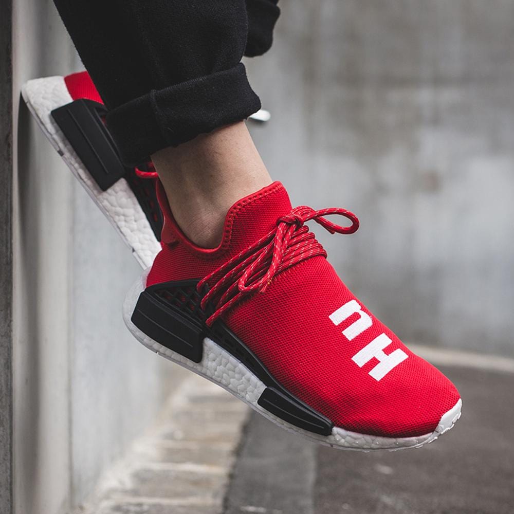 Pharrell Williams x adidas NMD HU  Scarlet - Kick Game