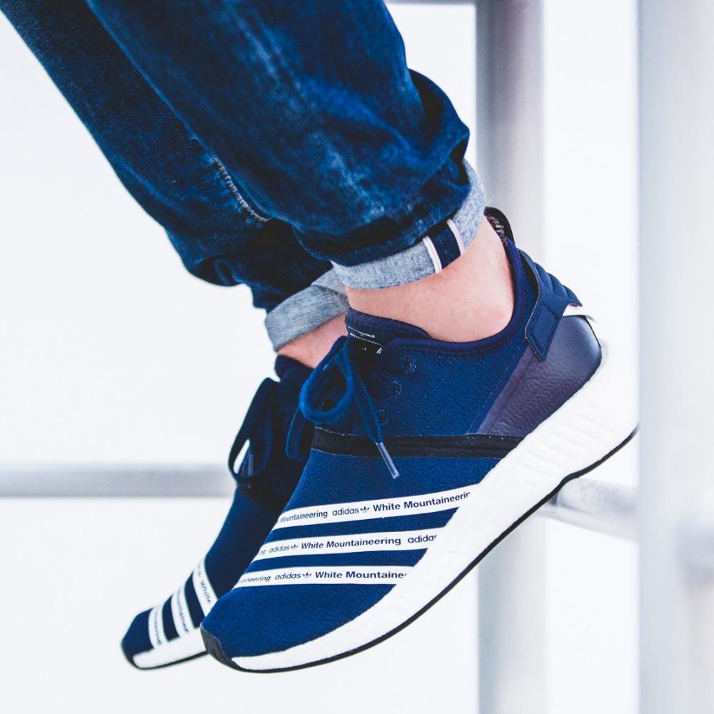 Adidas Originals x White Mountaineering NMD_R2 PK Collegiate Navy - Kick Game