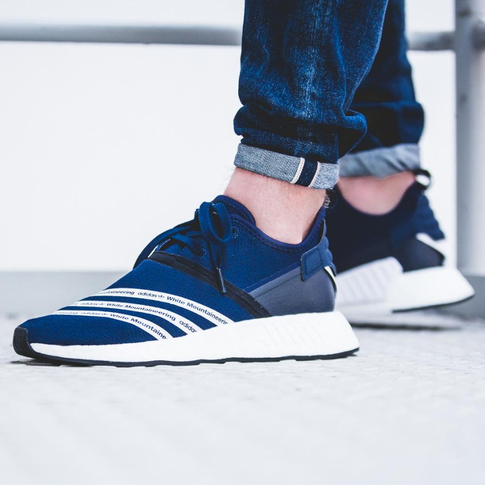 Adidas Originals x White Mountaineering NMD_R2 PK Collegiate Navy - Kick Game