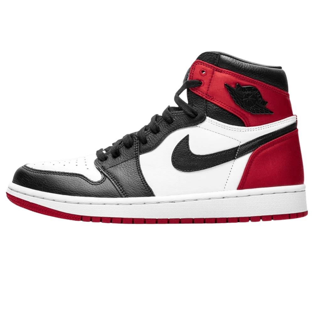 Air Jordan Crimson 1 Wmns Retro High 'Satin Black Toe' - UrlfreezeShops