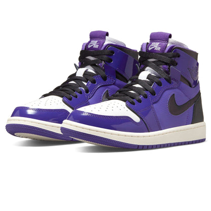 Air Jordan 1 Zoom Comfort Wmns 'Court Purple Patent' - Kick Game