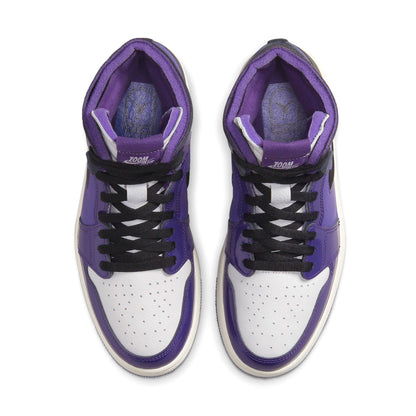Air Jordan 1 Zoom Comfort Wmns 'Court Purple Patent' - Kick Game
