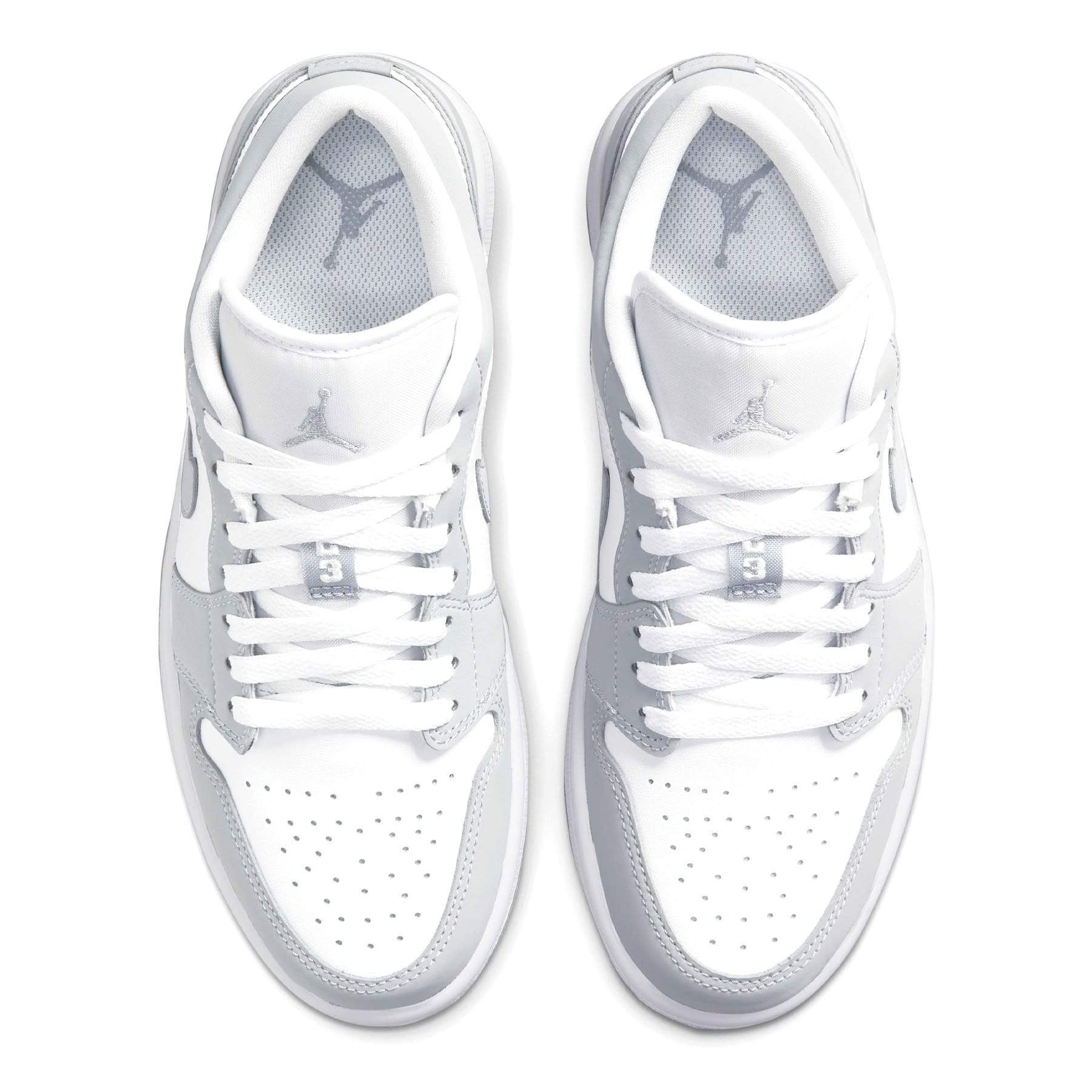 Air Jordan 1 Low Wmns 'White Wolf Grey' - Kick Game