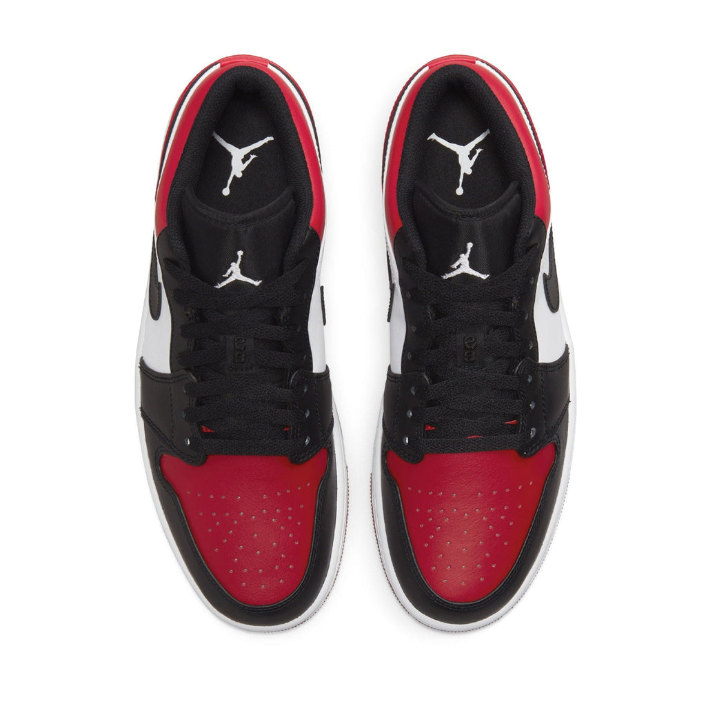 Air Black Jordan 1 Low 'Bred Toe' - CerbeShops