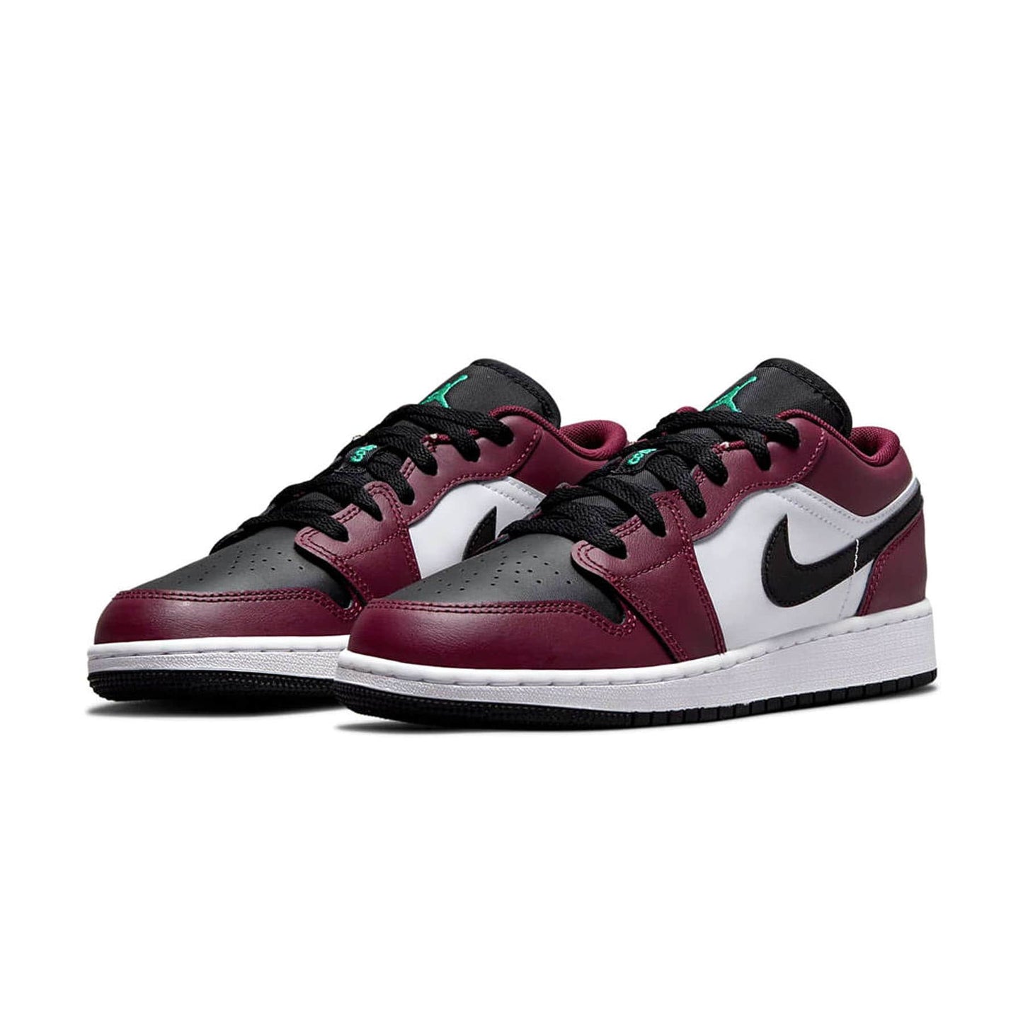 Air Jordan 1 Low GS 'Dark Beetroot Roma Green' - Kick Game