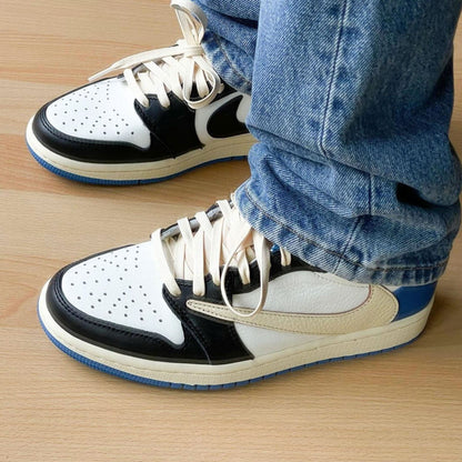 Fragment Design x Travis Scott x Air Jordan 1 Retro Low - Kick Game